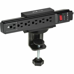Eaton Tripp Lite Series Clamp-On Power Strip Holder, Black - Acrylonitrile Butadiene Styrene (ABS), EVA Foam