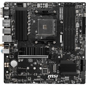 MSI B550M PRO-VDH WIFI Desktop Motherboard - AMD B550 Chipset - Socket AM4 - Micro ATX - 128 GB DDR4 SDRAM Maximum RAM - D