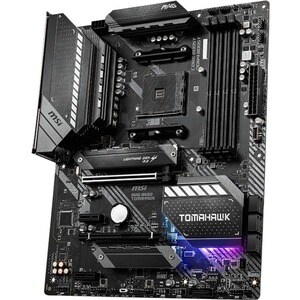 MSI MAG B550 TOMAHAWK Desktop Motherboard - AMD B550 Chipset - Socket AM4 - ATX - 128 GB DDR4 SDRAM Maximum RAM - DIMM, UD