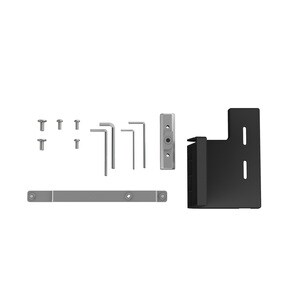 Ergotron Mounting Bracket for Scanner, Enclosure - Matte Black - 1.98 lb Load Capacity