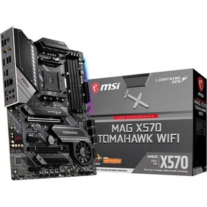 MSI MAG X570 TOMAHAWK WIFI Desktop-Mainboard - AMD Chipsatz - Sockel AM4 - ATX - 128 GB DDR4 SDRAM Maximaler Arbeitsspeich