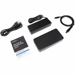 Targus Universal USB-C DV4K Docking Station with 65W Power Delivery - for Notebook, Monitor - 100 W - USB 3.2 (Gen 1) Type