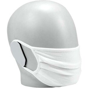 MOBILIS Safety Mask - Reusable - Recommended for: Face, Medical - Nose, Mouth Protection - Cotton, Polyester, Spandex, Fab