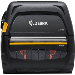 Zebra ZQ521 Mobile Direct Thermal Printer - Monochrome - Label/Receipt Print - USB - Bluetooth - Near Field Communication 