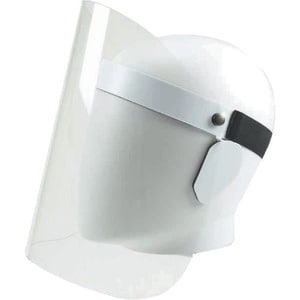 MOBILIS Face Shield - Reusable - Recommended for: Law Enforcement - Full Face, Head Protection - Elastic Closure - Polyeth