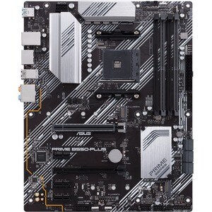 Schede madri desktop Asus Prime B550-PLUS - AMD B550 Chipset - Socket AM4 - ATX - 128 GB DDR4 SDRAM RAM massima - DIMM, UD