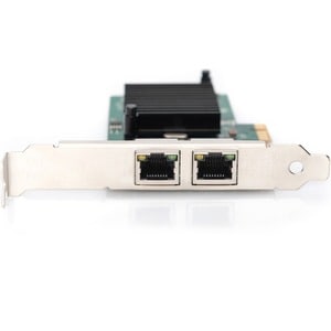Digitus DN-10132 Gigabit Ethernet Card for PC - 10/100/1000Base-T - Plug-in Card - PCI Express x1 - 2 Port(s) - 2 - Twiste