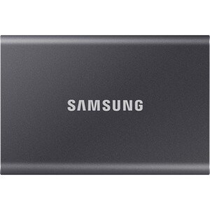 Samsung T7 MU-PC2T0T/WW 2 TB Portable Solid State Drive - External - PCI Express NVMe - Titan Gray - Gaming Console, Deskt