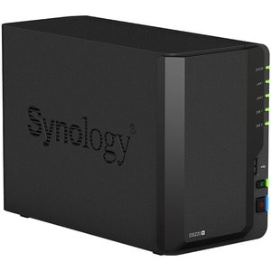 Synology DiskStation DS220+ 2 x Total Bays SAN/NAS Storage System Celeron J4025 Dual-core (2 Core) 2 GHz - 2 GB RAM - DDR4