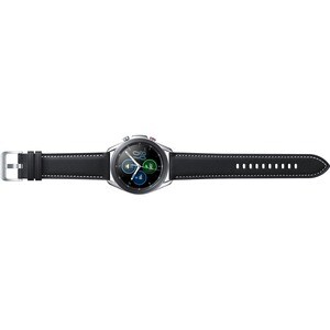 Samsung Galaxy Watch3 (45MM), Mystic Silver (Bluetooth) - Round - 1.82" (46.20 mm) - 0.44" (11.10 mm) - 1.77" (45 mm) - EC