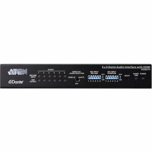 ATEN Dante Video Extender Transmitter/Receiver - Wired - 1.80 m Range - 1 x Network (RJ-45) - 1 x HDMI In - 1 x HDMI Out -