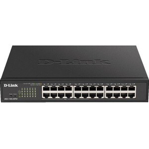 Switch Ethernet D-Link DGS-1100 DGS-1100-24PV2 24 Porte Gestibile - 2 Layer supportato - Coppia incrociata - 1U - Rack-Mon