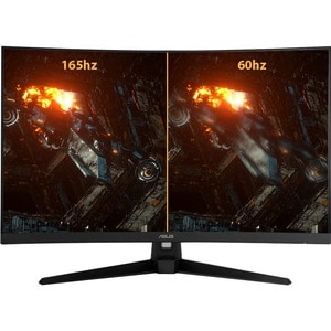 TUF VG32VQ1B 31.5" WQHD Curved Screen LED Gaming LCD Monitor - 16:9 - Black - 32" Class - Vertical Alignment (VA) - 2560 x