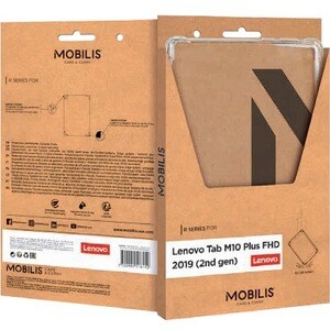 MOBILIS R Series Hülle für Lenovo Tab M10 Plus Tablet - Transparent - Stoßfest, Sturzsicher