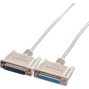 Roline 4,50 m Seriell Datentransferkabel - 1 - Cable for Schaltkasten, PC - Abschirmung - Grau