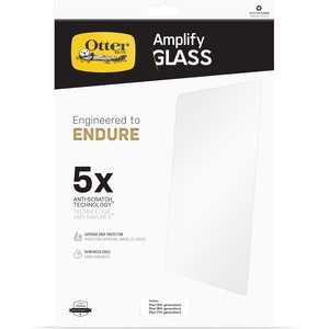 OtterBox iPad (9th, 8th, and 7th Gen) Amplify Glass Antimicrobial Screen Protector Clear - For LCD iPad (7th generation), 