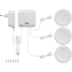 Luce armadio innr - Montaggio a incasso, Superficie di montaggio - 3 x LED Bulbo - 3 W per Kitchen, Indoor - Alexa Support