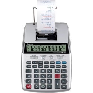 Canon P23-DTSC II Taschenrechner mit Druckfunktion - Dualer Farbdruck - Warnanzeige bei niedrigem Batteriestand, Dezimalko