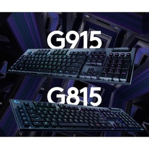 Logitech G915 Gaming Keyboard - Wireless Connectivity - USB Interface - White - Mechanical Keyswitch - Bluetooth/Wi-Fi Vol