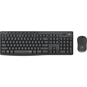 Logitech MK295 Keyboard & Mouse - German - USB Wireless RF - Keyboard/Keypad Color: Graphite - USB Wireless RF Mouse - Poi