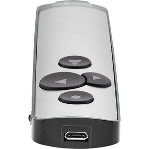 Puntero para presentaciones Kensington - Radiofrecuencia - USB - 4 Botón(es) - Plata - Inalámbrico - 2,40 GHz - Recargable