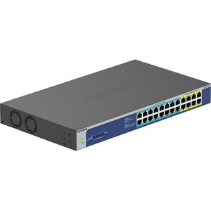 Netgear GS524UP Ethernet Switch - 24 Ports - 2 Layer Supported - 578.80 W Power Consumption - 480 W PoE Budget - Twisted P