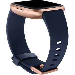 Fitbit Classic Adjustable Smartwatch Band - Large (L) - Buckle Attachment - Midnight Blue - Elastomer, Aluminium