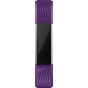 Fitbit Adjustable Sleep/Activity Monitor Wristband - Power Purple - Elastomer, Aluminium