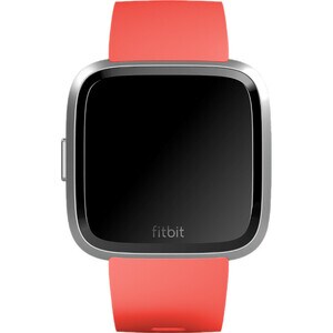 Fitbit Classic Adjustable Smartwatch Band - Large (L) - Scarlet - Elastomer, Aluminium