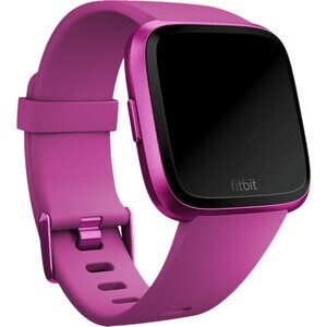Fitbit Classic Adjustable Smartwatch Band - Small (S) - Mulberry - Elastomer, Aluminium