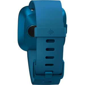 Fitbit Versa Lite Edition Smart Watch - Rectangular Case Shape - Marina Blue Body Color - Glass, Aluminium Body Material -