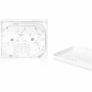 Digitus Montagegehäuse für Kabelkasten, Faseroptischer Koppler, Spleißkassette - Grau - Polycarbonat, Acrylnitril-Butadien