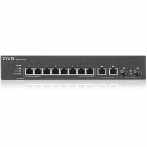 ZYXEL GS2220-10 8-Port Gigabit L2+ Managed and Nebula Pro Cloud Managed Switch with 2 SFP Uplinks - 8 Ports - Gigabit Ethe