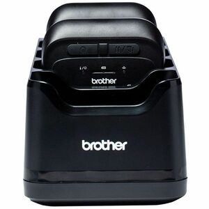 Brother PA-4CR-002 Dock Cradle für Mobiler Drucker - 4 Steckplatz/-plätze - Ladefunktion - Schwarz
