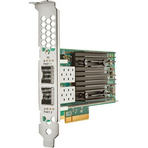 HPE SN1610Q Fibre Channel Host Bus Adapter - Plug-in Card - PCI Express 4.0 - 2 x Total Fibre Channel Port(s) - SFP+ - 32 