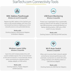 StarTech.com USB-C Multiport Adapter - USB 3.1 Gen 2 Type-C Mini Dock - USB-C to 4K HDMI or 1080p VGA - 10Gbps USB-A & USB