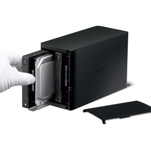 BUFFALO LinkStation SoHo 220 2-Bay Personal Cloud Office NAS 12TB (2x6TB) with Hard Drives Included - 2 x HDD Installed - 