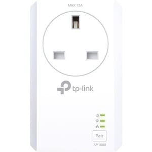 TP-Link Powerline Netzwerkadapter - 2 - 2 x Netzwerk (RJ-45) - 1000 Mbit/s Stromleitung - 300 m Reichweite unterstützt - H