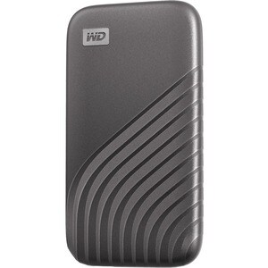 WD My Passport WDBAGF0020BGY-WESN 2 TB Portable Solid State Drive - External - Space Gray - Desktop PC Device Supported - 