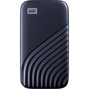 WD My Passport WDBAGF0010BBL-WESN 1 TB Portable Solid State Drive - External - Midnight Blue - Desktop PC Device Supported