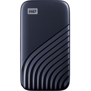 WD My Passport WDBAGF0020BBL-WESN 2 TB Portable Solid State Drive - External - Midnight Blue - Desktop PC Device Supported