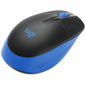 Logitech M190 Full-size Mouse - Blue - Wireless