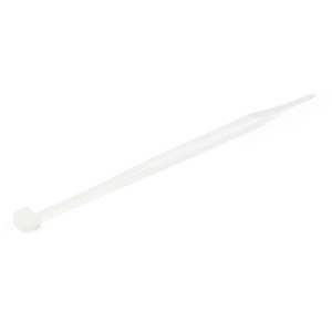 StarTech.com Colliers de Serrage 10cm Blancs - Largeur 2mm - Résistance traction 8 kg - Nylon avec pointe incurvée - 94V-2