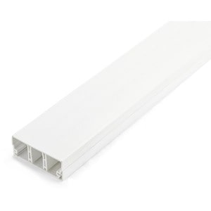 StarTech.com Cable Management Raceway 78" - 3 Compartment Network Cord Hider/ Cover/ Concealer Kit - Channel Cable/ Wire D