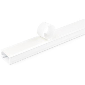 StarTech.com 1,8m Kabelkanal Selbstklebend, 32x20mm, PVC - Sockelleiste/Wandkabelkanal (CBMOWD2013) - Raceway - 33 mm Läng
