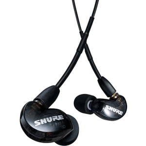 Shure AONIC 215 Sound Isolating Earphones - Stereo - Mini-phone (3.5mm) - Wired - 17 Ohm - Earbud - Binaural - In-ear - 5.