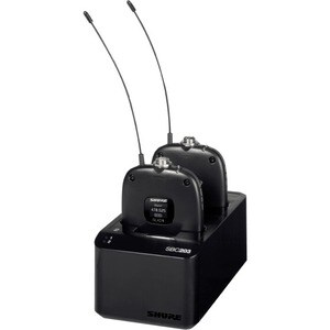 Shure SBC203 Dual Docking Recharging Station for SB903 Lithium-Ion Battery - Docking - Battery, Transmitter - Charging Cap