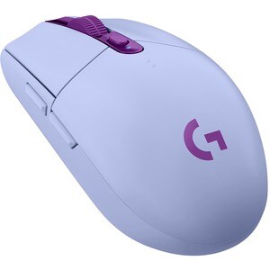 Logitech LIGHTSPEED G305 Gaming Mouse - Wi-Fi - USB - Optical - 6 Button(s) - Lilac - Wireless - 12000 dpi