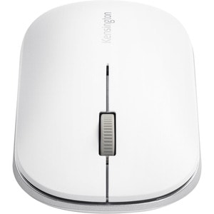 Kensington SureTrack Dual Wireless Mouse - Optical - Wireless - Bluetooth/Radio Frequency - 2.40 GHz - White - USB 2.0 - 4