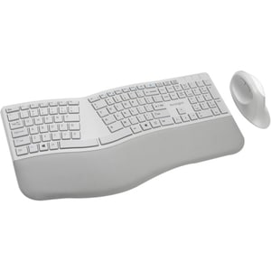 Kensington Pro Fit Ergo Wireless Keyboard and Mouse-Gray - USB Wireless Bluetooth/RF - USB Wireless Bluetooth/RF - Retail